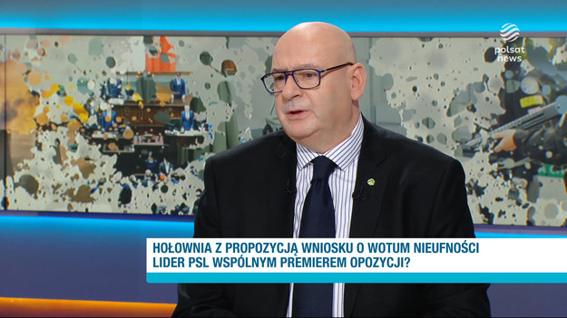 Piotr Zgorzelski przyznał, że PSL nie przygotowuje wniosku o wotum nieufności wobec rządu, ale "opozycyjne partie demokratyczne" powinny być na takie scenariusze gotowe. - Rząd, który odsunąłby od władzy PiS, to formuła, która daje poczucie bezpieczeństwa w wielu wymiarach. Pierwsze to to, że taki premier powinien wybrać się w podróż do Brukseli, by przywieźć pieniądze. (...) Taki rząd byłby gwarantem uczciwości przeprowadzenia wyborów - wymieniał.