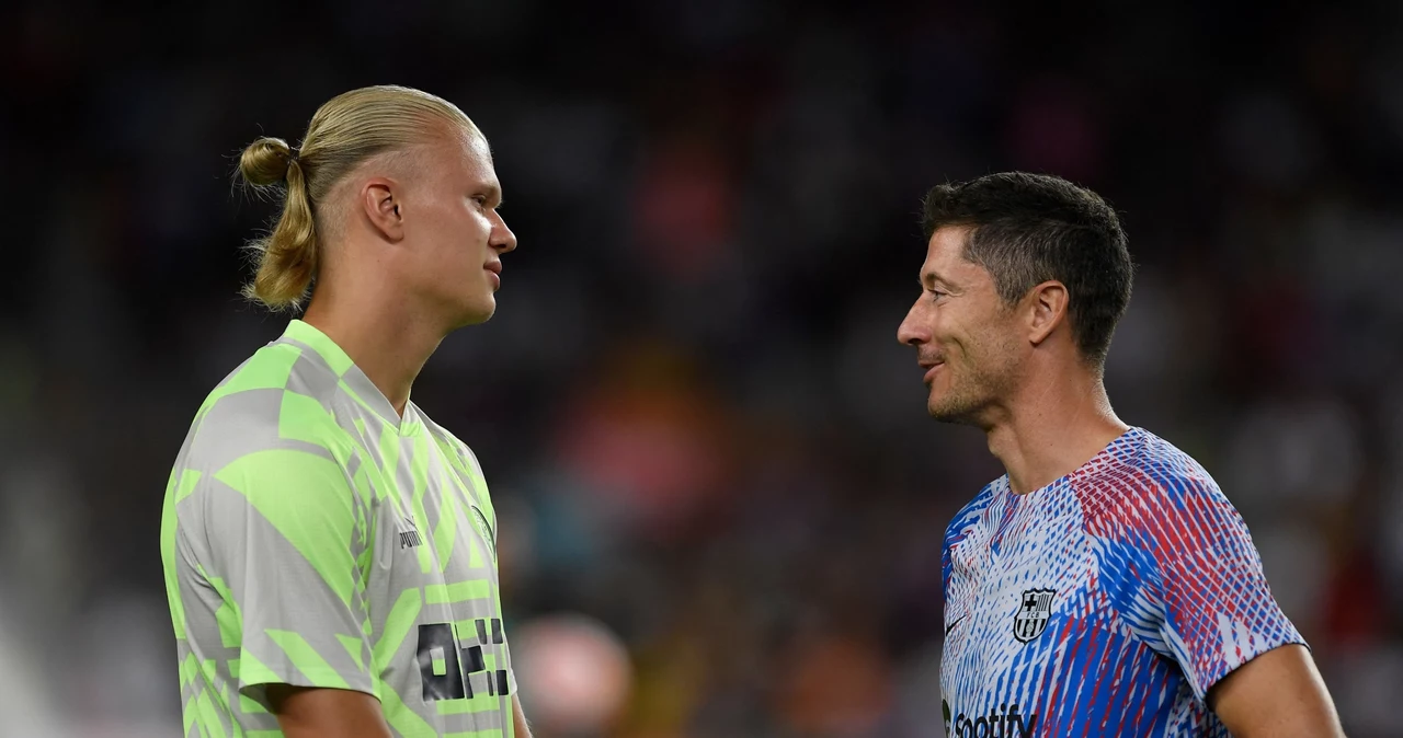 Erling Haaland i Robert Lewandowski