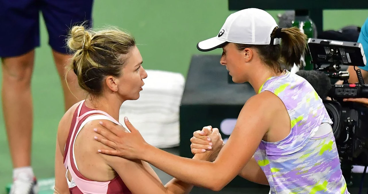 Simona Halep i Iga Świątek