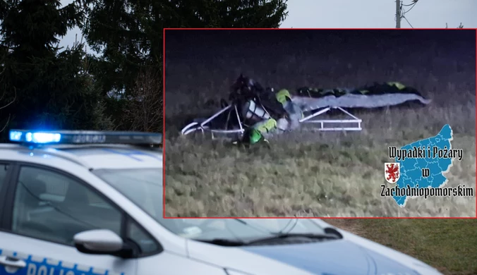 Tragedia w Zachodniopomorskiem. Nie żyje paralotniarz