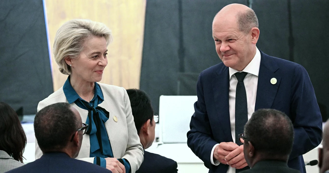 Ursula von der Leyen i Olaf Scholz