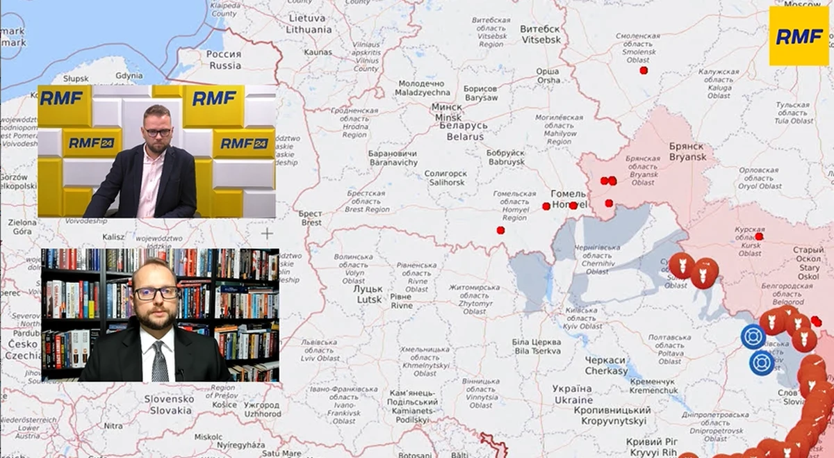 Około tysiąca żołnierzy zmobilizowali Rosjanie, wysyłając ich w okolice Chersonia na południu Ukrainy. Sztab Generalny armii naszych sąsiadów ostrzega też przed ruchami armii Putina na Białorusi. Rosjanie pod przykrywką ćwiczeń na tamtejszych poligonach mają gromadzić ludzi i sprzęt. Co to oznacza w kontekście międzynarodowym i czy ryzyko ponownego ataku na Ukrainę od północy jest realne? M.in. o tym rozmawiamy w najnowszym odcinku naszego internetowego programu „Rzut na mapę”. 