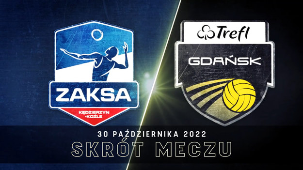 Skrót meczu 6. kolejki PlusLigi Grupa Azoty ZAKSA Kędzierzyn-Koźle – Trefl Gdańsk 3:0 (25:19, 25:18, 25:20).