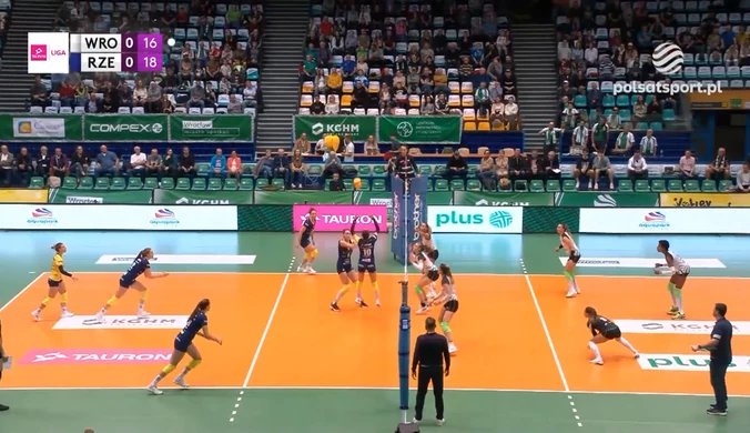 Tauron Liga: #VolleyWrocław - Developres Bella Dolina Rzeszów 0:3. Skrót meczu