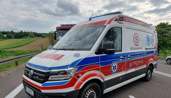 Podegrodzie: Wypadek autobusu ze szkolną wycieczką. Pięcioro dzieci w szpitalu