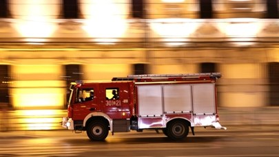 Pożar w Izbie Skarbowej w Bydgoszczy