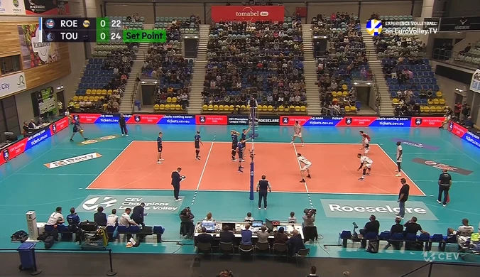 Knack Roeselare - Tours VB 0:3. Skrót meczu. WIDEO (Polsat Sport)