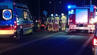 Śmiertelny wypadek pod Kaliszem. Nie żyje jedna osoba, są ranni