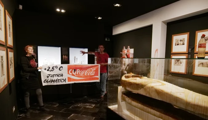 Barcelona: Ekolodzy dopuścili się wandalizmu w Muzeum Egipskim