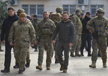 Zełenski przybył do Chersonia. Podziękował za HIMARS-y