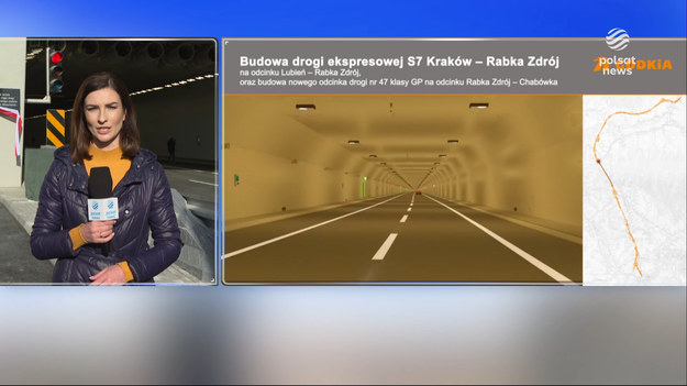 180 ton materiałów wybuchowych, niemal 50 tysięcy ton stali, a także prawie 200 tysięcy m3 betonu - między innymi tego użyto przy budowie najdłuższego tunelu na Zakopiance, który został otwarty w sobotę. Na uroczystości zjawił się prezes PiS Jarosław Kaczyński, ponieważ patronami tego nowego odcinka drogi ekspresowej zostali Lech i Maria Kaczyńscy. W tunelu zamontowano odcinkowy pomiar prędkości.