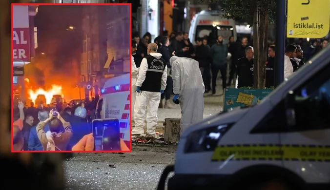 Eksplozje w Stambule. Płoną samochody