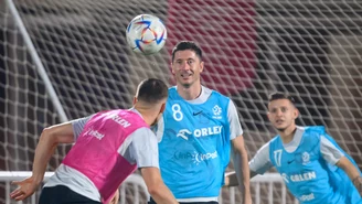 Michniewicz skończył trening. Wtedy Lewandowski dał popis walki wręcz!