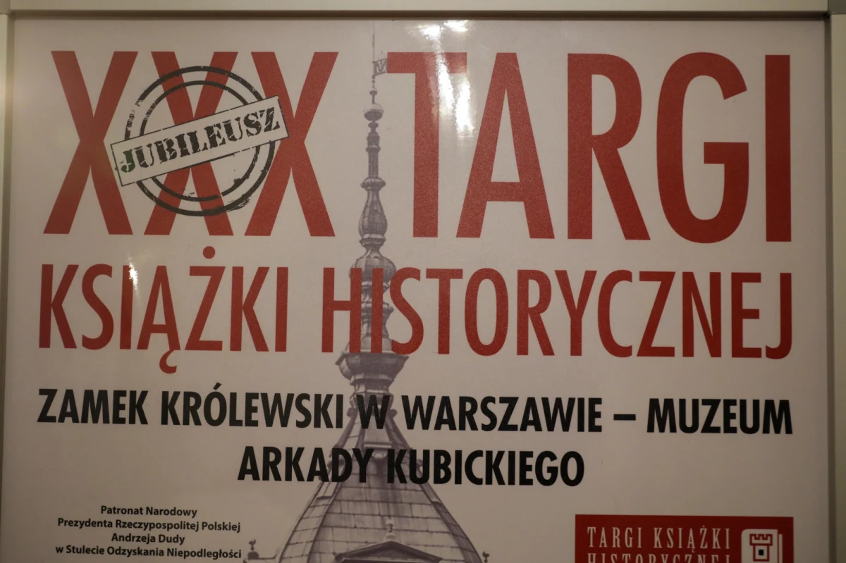 W czwartek w Arkadach Kubickiego przy Zamku Królewskim rozpoczną się 30. Targi Książki Historycznej. Impreza potrwa do niedzieli. 