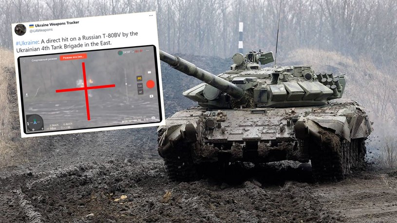 Siły Zbrojne Ukrainy pochwaliły się nagraniem jednej ze swoich najnowszych brawurowych akcji, w trakcie której zniszczono rosyjski czołg T-80BW. Użyto do tego zwykłego konsumenckiego drona.
