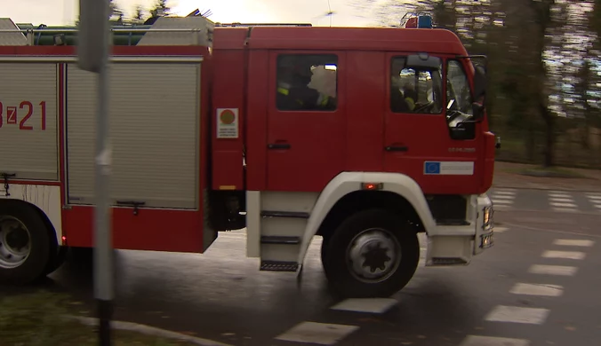 Opolskie: Ewakuacja w szkole. W budynku wybuchł pożar