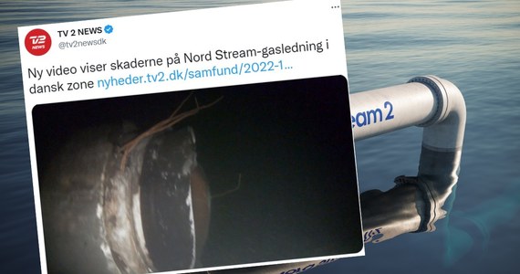 Duńska telewizja TV2 pokazała pierwsze podwodne zdjęcia z miejsca, gdzie doszło do uszkodzenia gazociągu Nord Stream 2 na południowy-wschód od Bornholmu. Według eksperta zniszczenia przypominają te zaobserwowane w szwedzkiej wyłącznej strefie ekonomicznej przy NS 1.