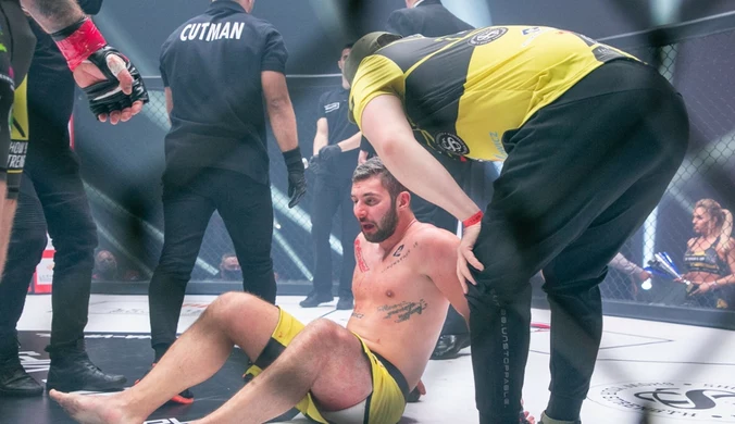 Ekspresowe otwarcie gali Prime MMA 4. Przegrany nawet nie zadał ciosu