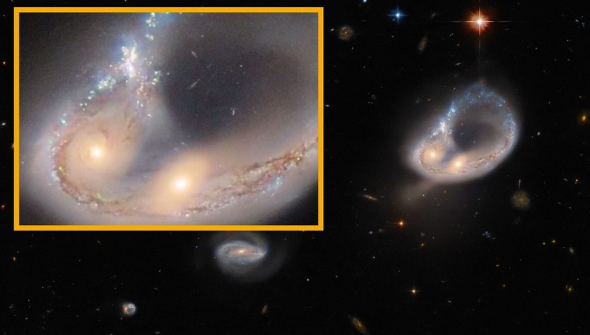 ¿Cómo lo agarró?  Increíbles galaxias en colisión vistas a través del ojo del Hubble