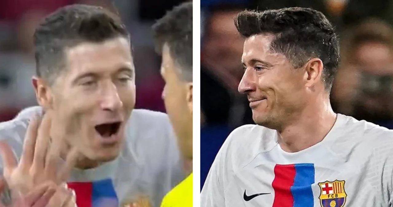 Robert Lewandowski w barwach FC Barcelona