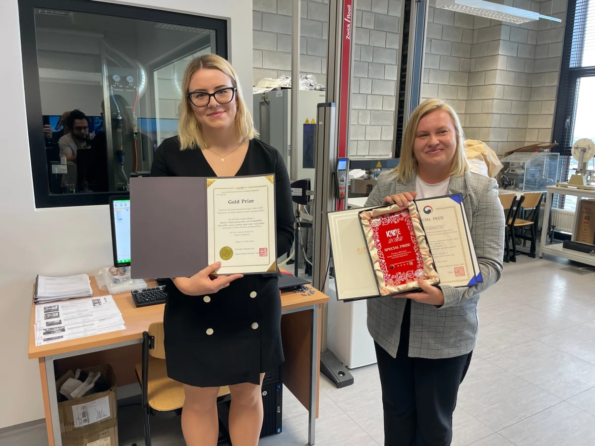 ​Sukcesem dwóch badaczek z Politechniki Lubelskiej zakończyła się Międzynarodowa Wystawa Kobiecych Wynalazków w Korei. Reprezentantki do Lublina wróciły ze złotymi medalami i nagrodą specjalną.