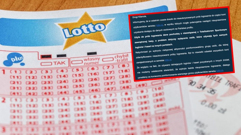 Zespół serwisu Lotto.pl rozesłał do swoich użytkowników niepokojące wiadomości e-mail, w których informuje, że mogło dojść do nieuprawnionego dostępu do kont. Czy chodzi o Was i jak się przed tym zabezpieczyć?