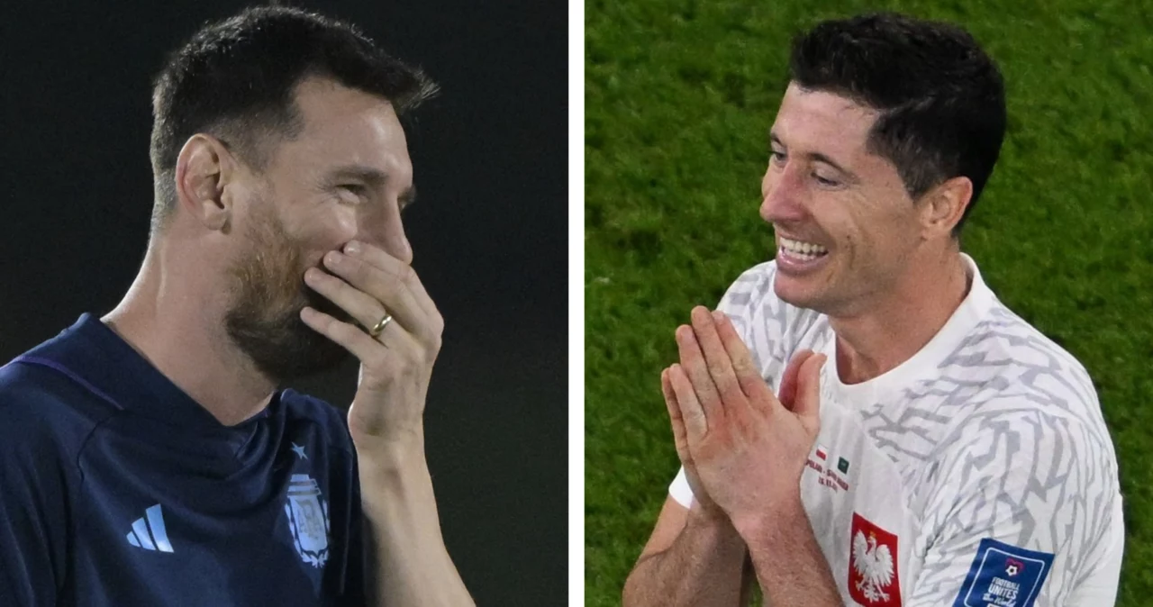 Katar 2022: Polska - Argentyna. Leo Messi i Robert Lewandowski