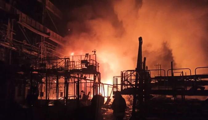 Nocny ostrzał Zaporoża. Rosjanie uderzyli w infrastrukturę krytyczną