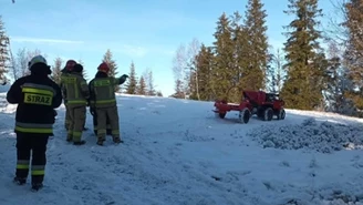 Tragedia w Beskidach. Nie żyje kobieta, mężczyzna w stanie hipotermii