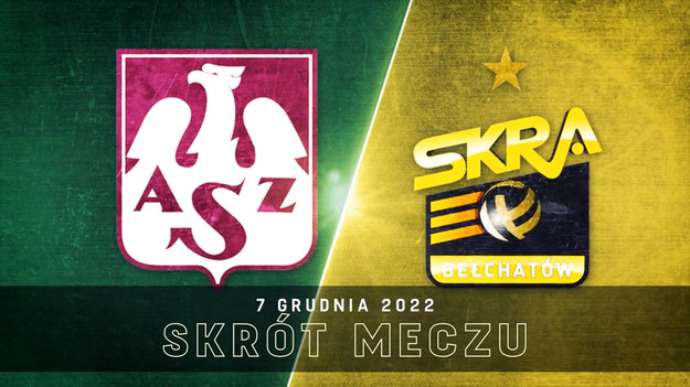 Skrót meczu 14. kolejki PlusLigi Indykpol AZS Olsztyn – PGE Skra Bełchatów 3:1 (22:25, 25:15, 27:25, 27:25).