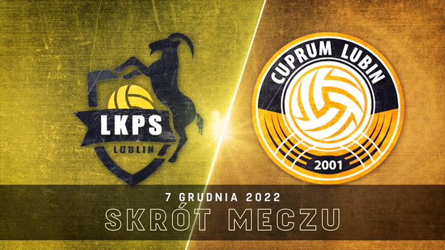 Skrót meczu 14. kolejki PlusLigi LUK Lublin – Cuprum Lubin 3:0 (25:20, 25:17, 25:23).