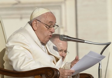 Papież modlił się o pokój w Ukrainie. Z oczu popłynęły mu łzy 