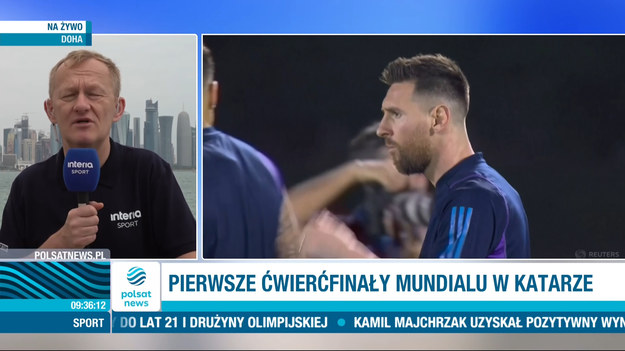 Dziennikarz Interia Sport - Michał Białoński w rozmowie dla Polsat News, o pierwszych dwóch spotkaniach ćwierćfinałowych Mistrzostw Świata 2022. Brazylia - Chorwacja oraz Holandia - Argentyna.