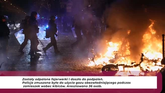 Starcia kibiców z policją na ulicach Paryża po awansie do półfinału MŚ. WIDEO