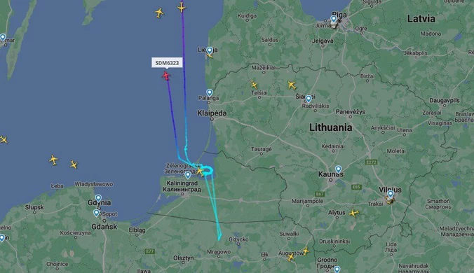 Rosyjski samolot miał wlecieć w polską przestrzeń. Służby dementują