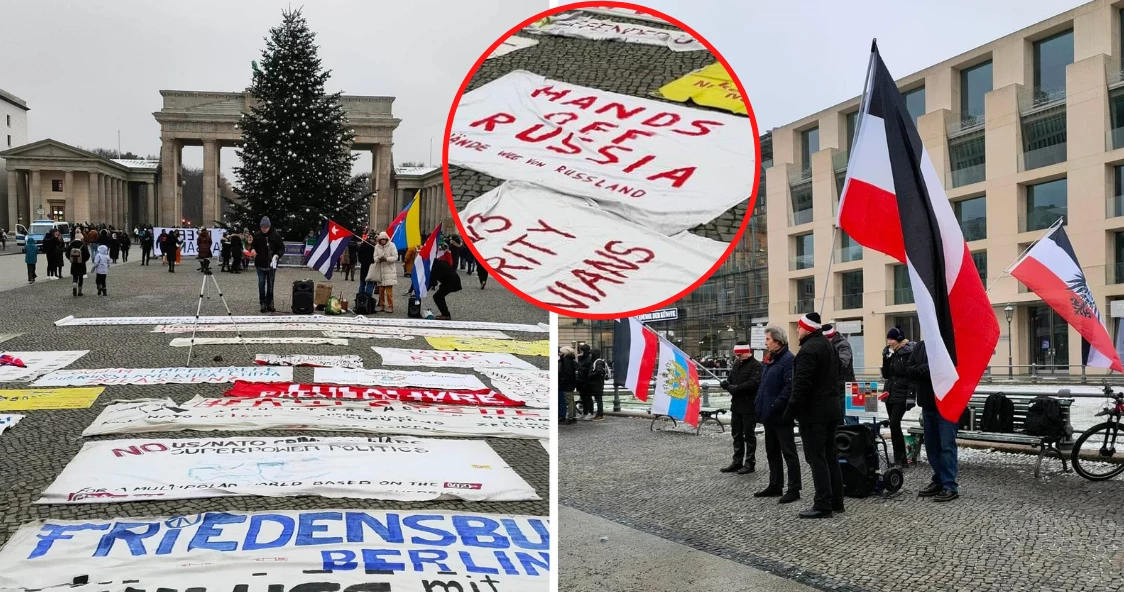 W trakcie manifestacji w Berlinie głoszono poglądy, które na ulicach polskich miast prawdopodobnie spotkałyby się z ostrą kontrą przechodniów. Jednak w niemieckiej stolicy było inaczej