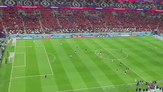 Atmosfera na stadionie przed meczem Francja - Maroko