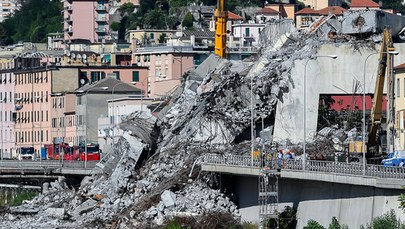 Nieznany wątek katastrofy mostu w Genui: Jeden z pojazdów należał do mafii