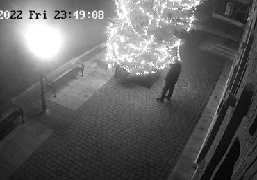 ​Zapalniczką podpalił lampki na świątecznym drzewku. 27-latek zatrzymany