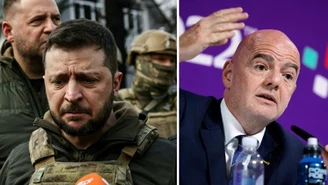 Infantino udaje, że nie ma wojny na Ukrainie! Nie chce drażnić Putina?