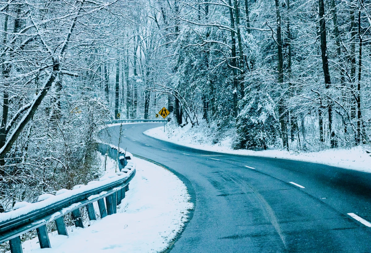 ​Z informacji drogowców wynika, że w niedzielę drogi Małopolski są przejezdne, ale z powodu błota pośniegowego i złej widoczności kierowcy powinni zachować ostrożność. Na drzewach i dachach budynków zalegają czapy śnieżne.