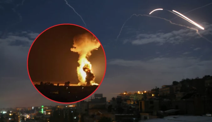 Nocne ataki rakietowe na Damaszek. Wybuchy w obiekcie wojskowym