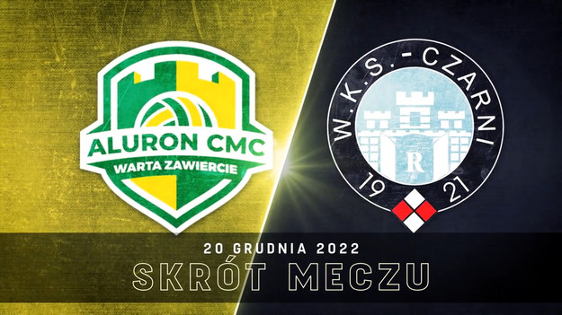 Skrót meczu 17. kolejki PlusLigi Aluron CMC Warta Zawiercie – Cerrad Enea Czarni Radom 3:0 (25:23, 25:17, 25:21)