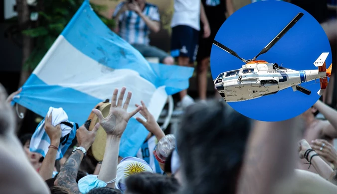 Tłumy Argentyńczyków na ulicach Buenos Aires. Mistrzowie świata odlecieli helikopterem