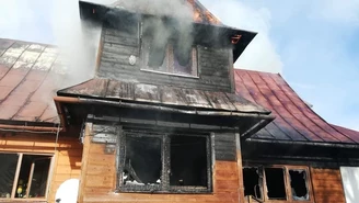 Zakopane: Ośmioosobowa rodzina straciła dom w pożarze. "Jest nam trudno"