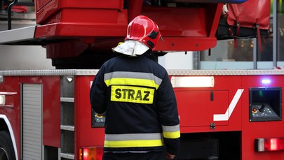 Pożar hali magazynowej w Poznaniu