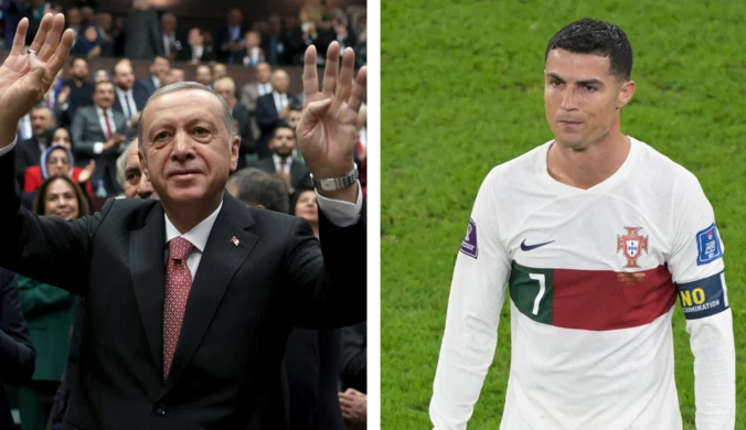 Erdogan wziął w obronę... Cristiano Ronaldo. Potwierdził też jego transfer