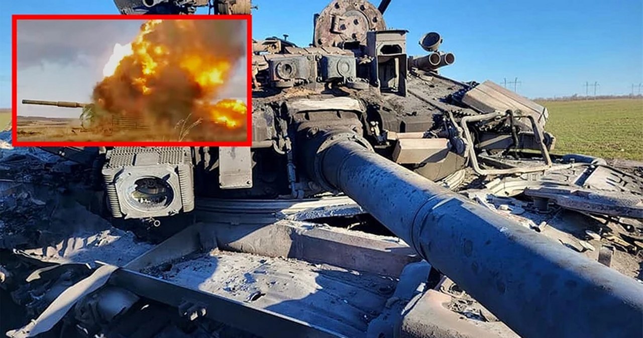 Siły Zbrojne Ukrainy pokazały na najnowszym materiale filmowym, jak w spektakularny sposób niszczą za pomocą dronu najlepszy rosyjski czołg biorący udział w wojnie w Ukrainie.