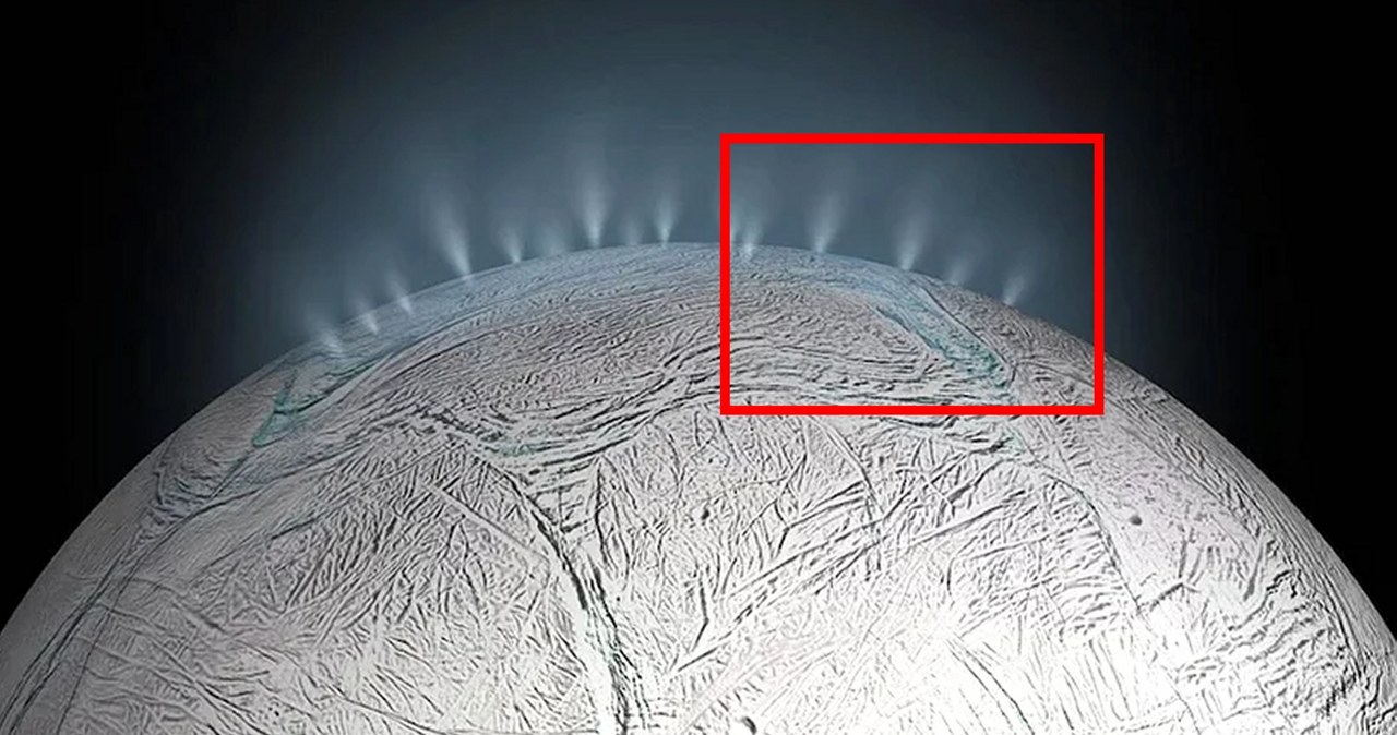Enceladus, tajemniczy księżyc Saturna, ma głęboki ocean ukryty pod grubą warstwą lodu. Nowe badania kolejny raz potwierdzają, że jest to potencjalnie idealne miejsce do rozwoju organizmów żywych.