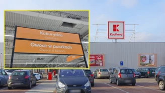 Śląsk: Kaufland wprowadził dwujęzyczne nazwy w sklepach